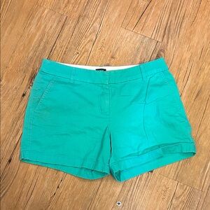 J Crew Women’s Shorts Teal Size 10